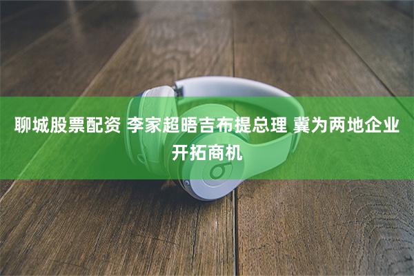 聊城股票配资 李家超晤吉布提总理 冀为两地企业开拓商机